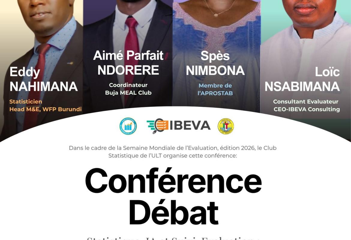Affiche pour conférence Statistique